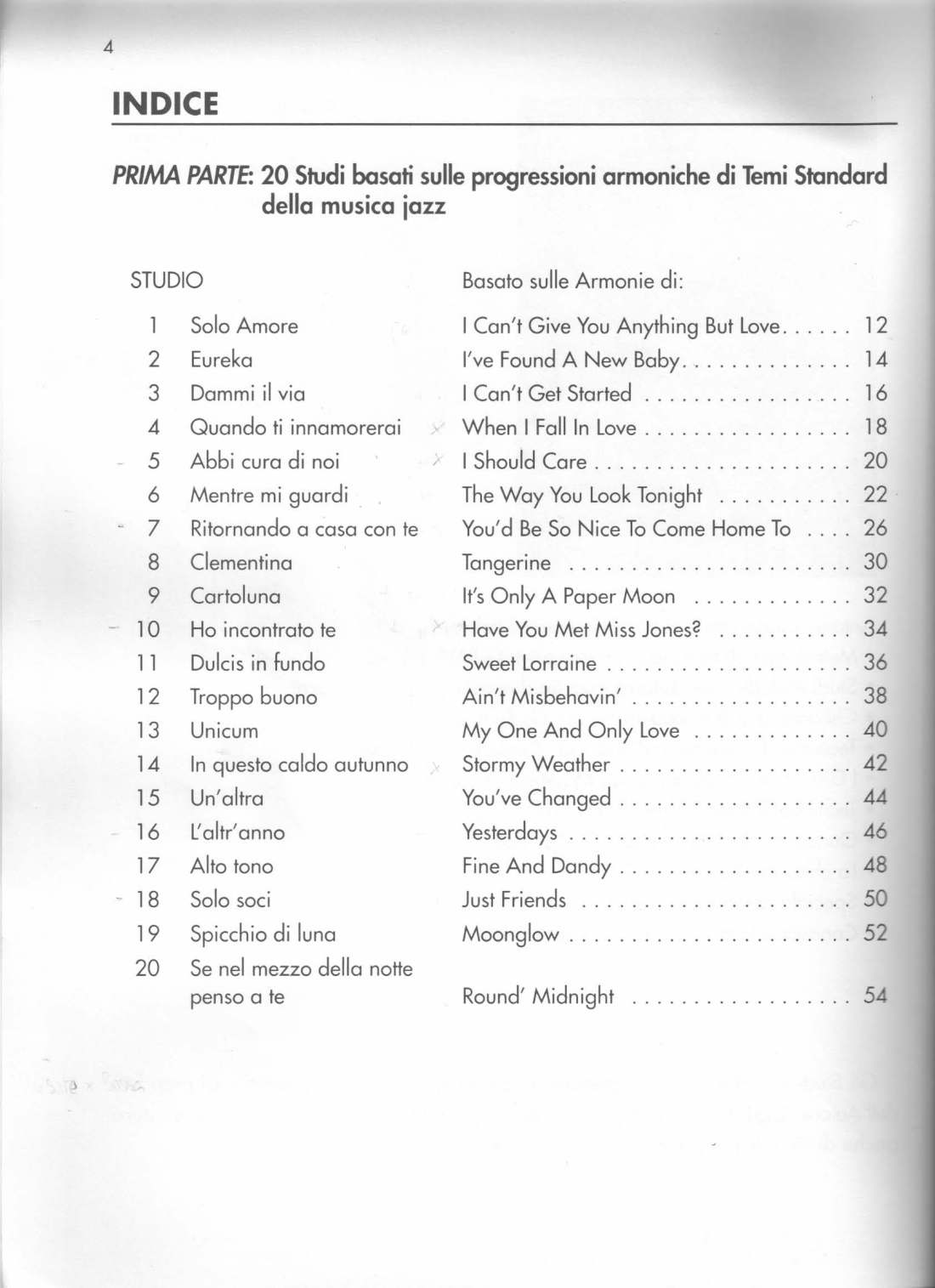 Studi Melodici 2 Indice 1