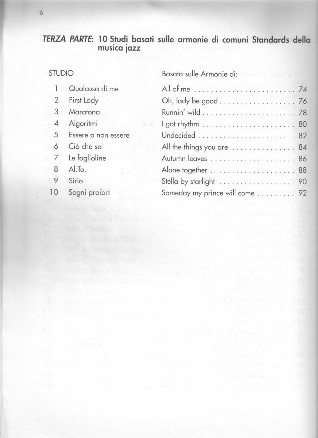 Studi Melodici Indice 3